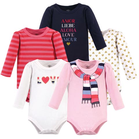 Essential 5-Pack Long-Sleeve Bodysuits