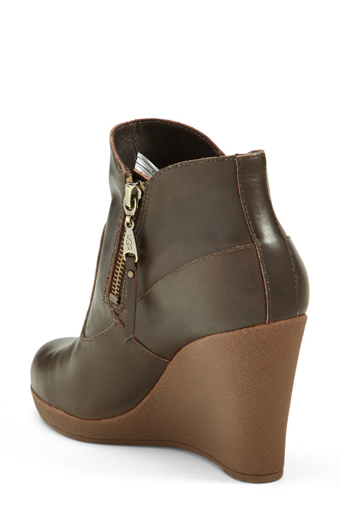 Australia 'Meredith' Wedge Bootie, Alternate, color, LODGE LEATHER