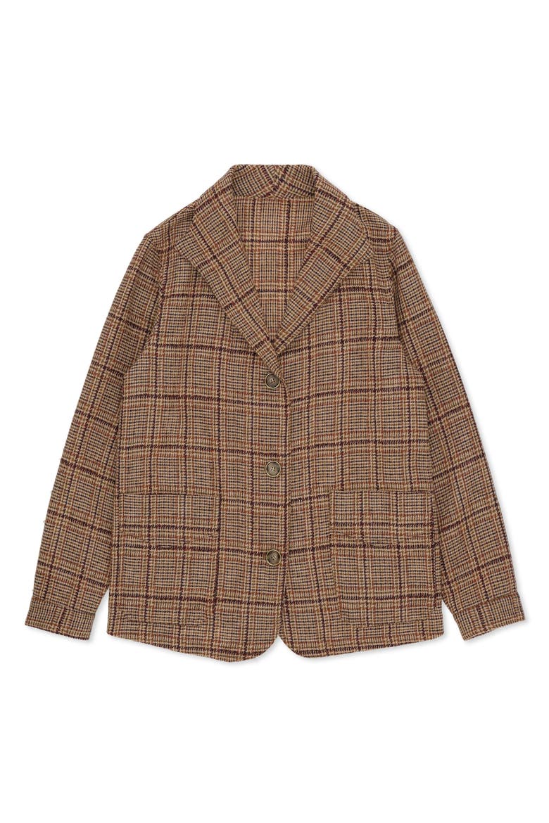 Scotland Classic Check Wool Jacket, Main, color, Multicolor