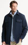 JACHS Wool Blend Overshirt