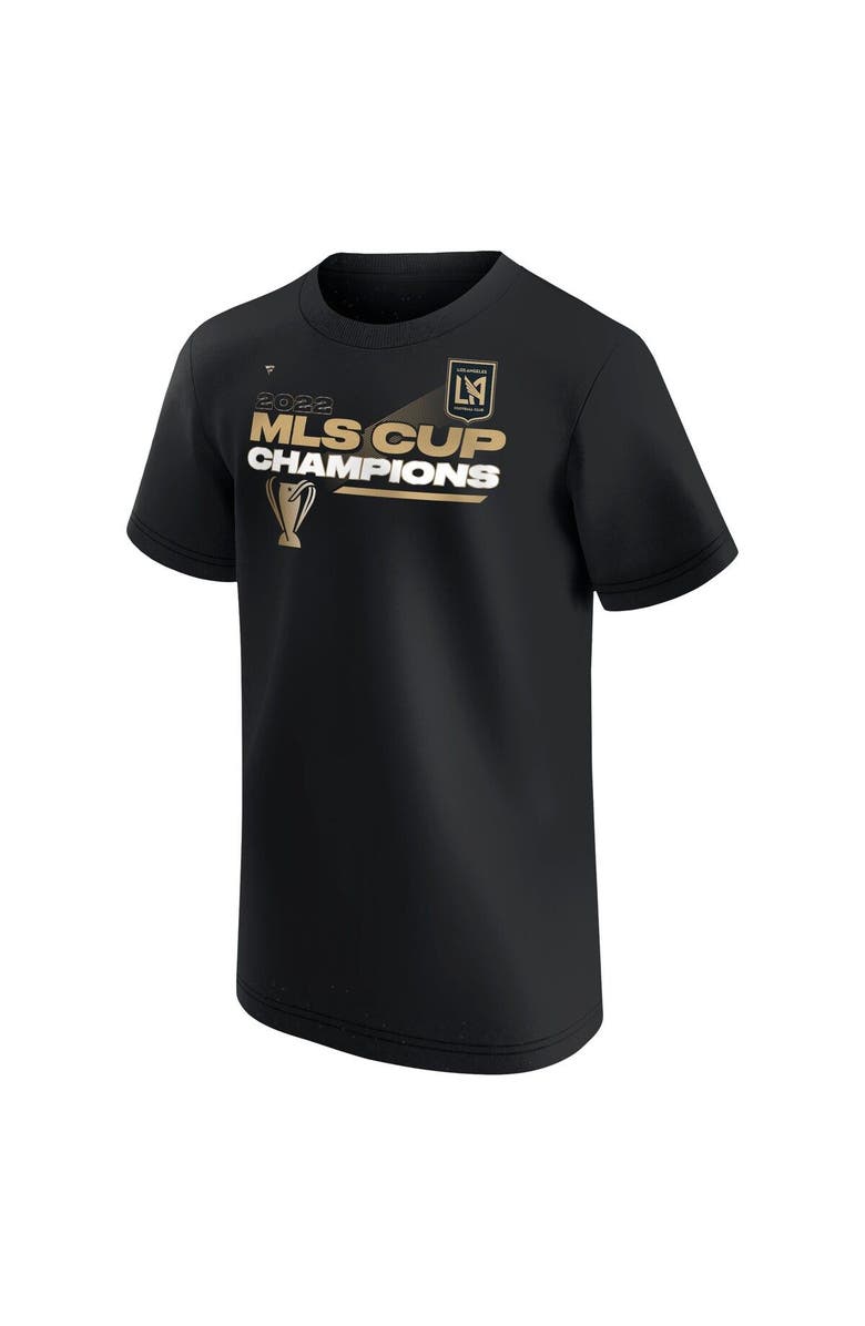 FANATICS Preschool Fanatics Branded Black LAFC 2022 MLS Cup Champions Locker Room T-Shirt, Alternate, color,