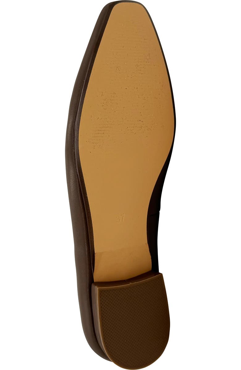 CHELSEA CREW Slick Flat, Alternate, color, Taupe Leather