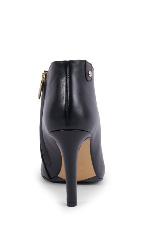 Shop Stinaa.j Ivy Orthopedic Pointed Toe Booties In Black Leather