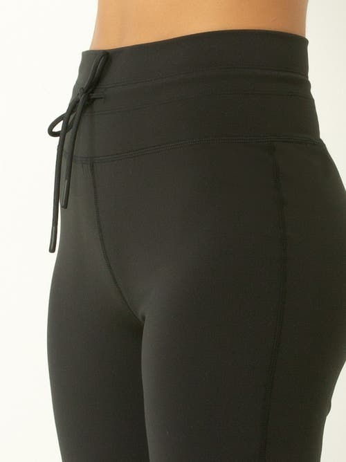 Single Stitch Sueded Boot Leg Pant In Black