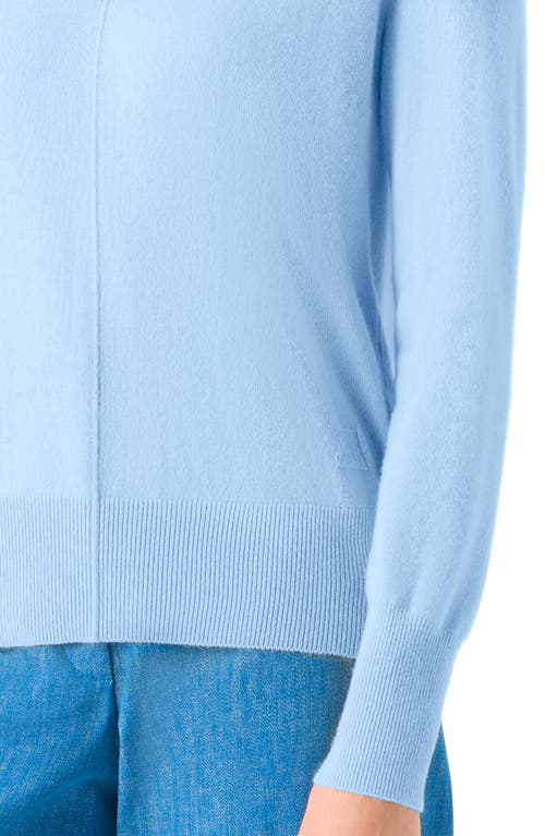 Akris Cashmere V-neck Sweater In Blue