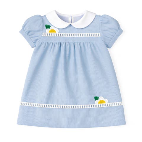 Pincord Dress With Flowers (Baby)
