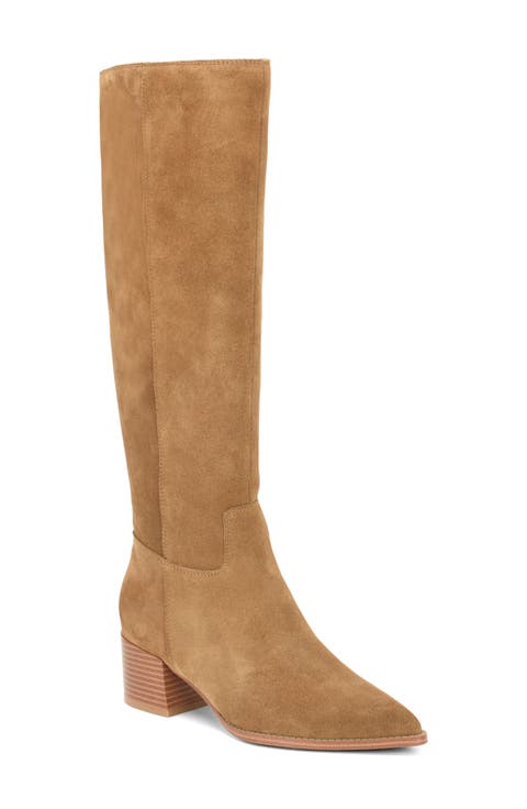 Bridgit Faux Leather Knee High Boot