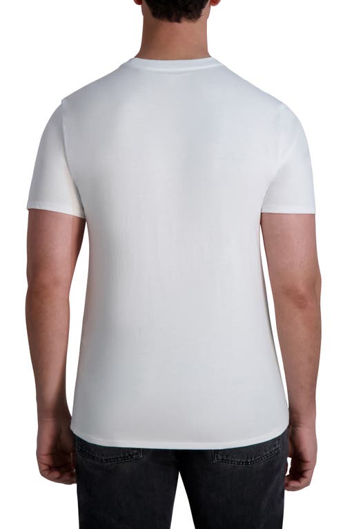 Karl Lagerfeld Paris Pixelated Karl Cotton Graphic T-shirt