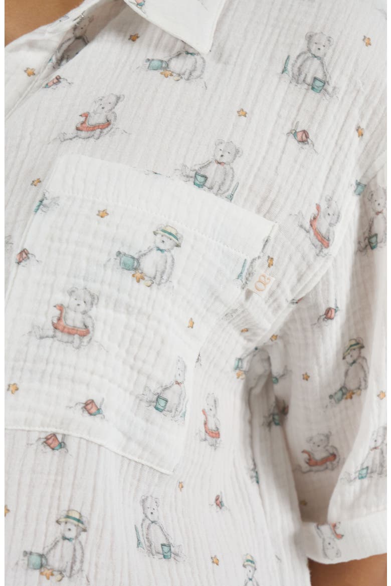 Elinor Maternity and Nursing Nightdress, Alternate, color, Multicolor