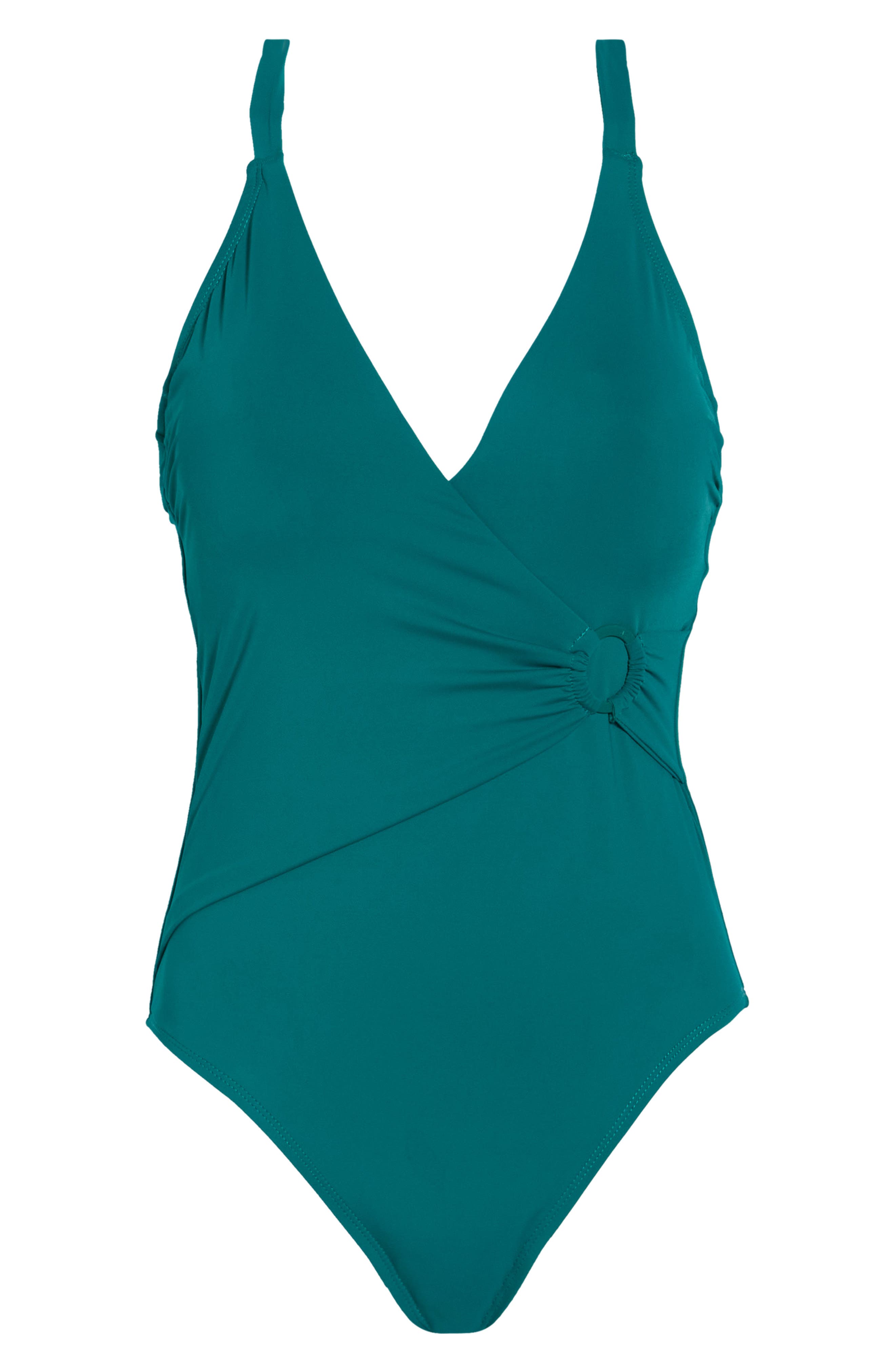JANTZEN Gina Surplice One-Piece Swimsuit