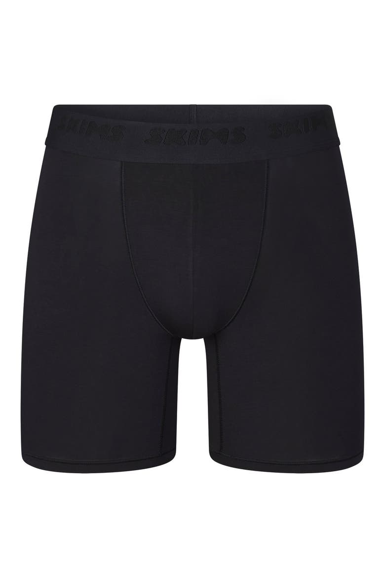 5-Inch Stretch Modal Boxer Briefs, Alternate, color, OBSIDIAN