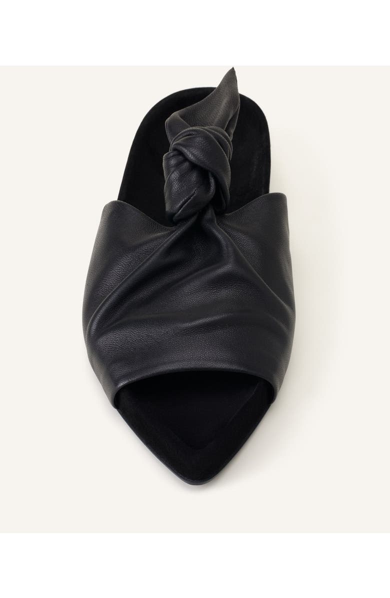 Lanvin Cocoon Flat Leather Mule, Alternate, color, Black