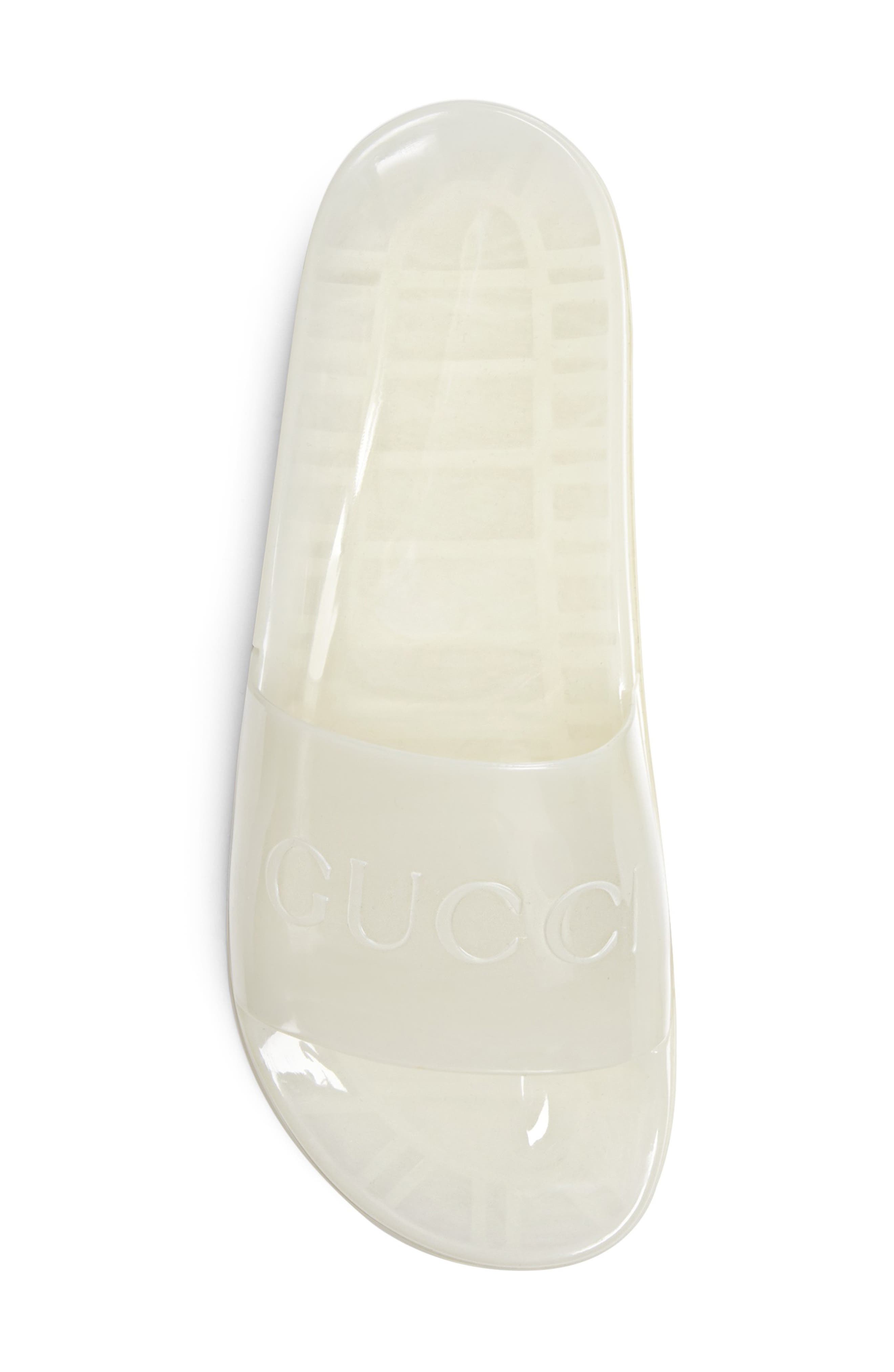 Pursuit Logo Slide Sandal, Alternate, color, GLOW IN THE DARK