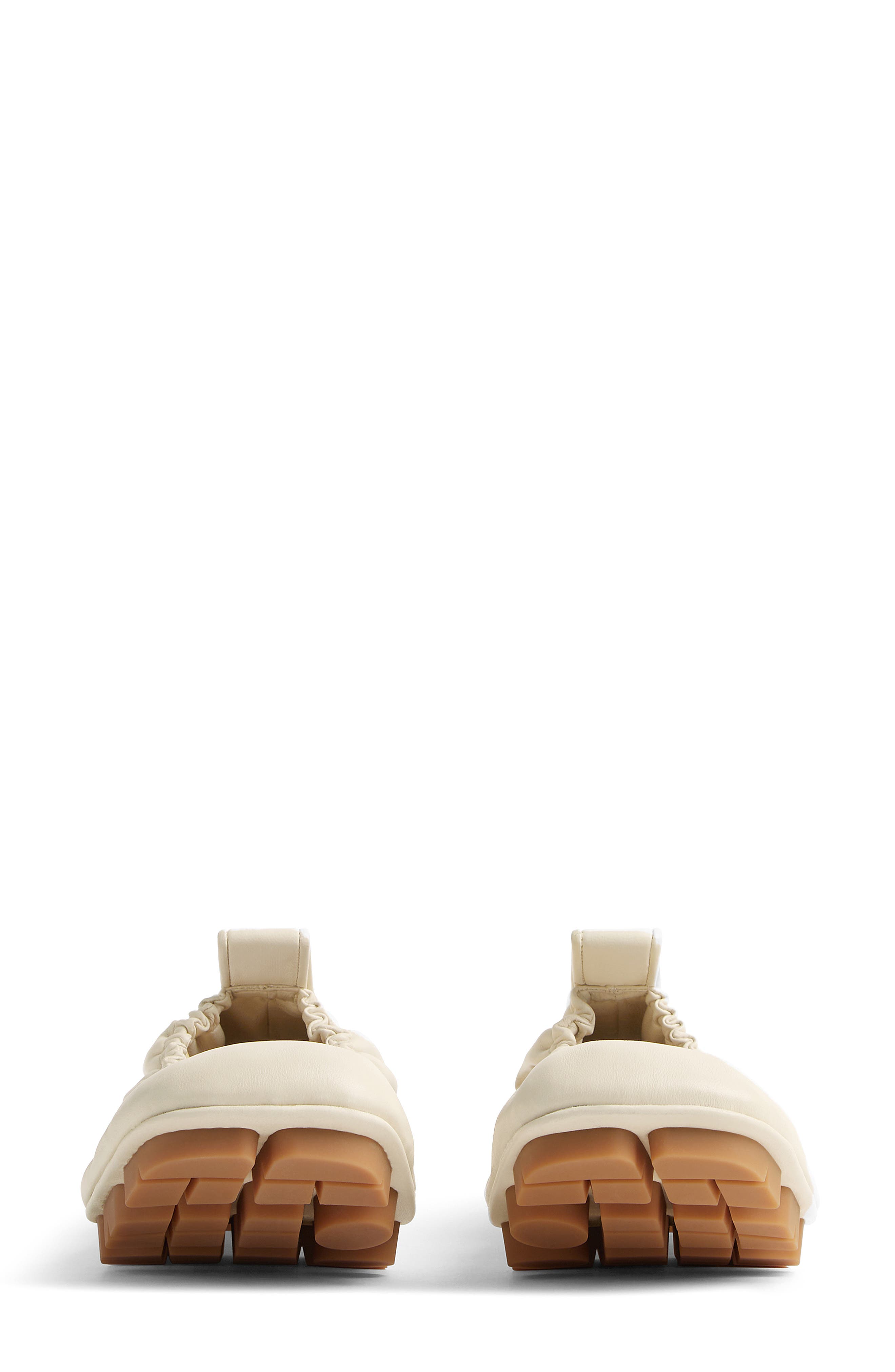 Bottega Veneta Shore Lug Sole Ballet Flat, Alternate, color, Sea Salt