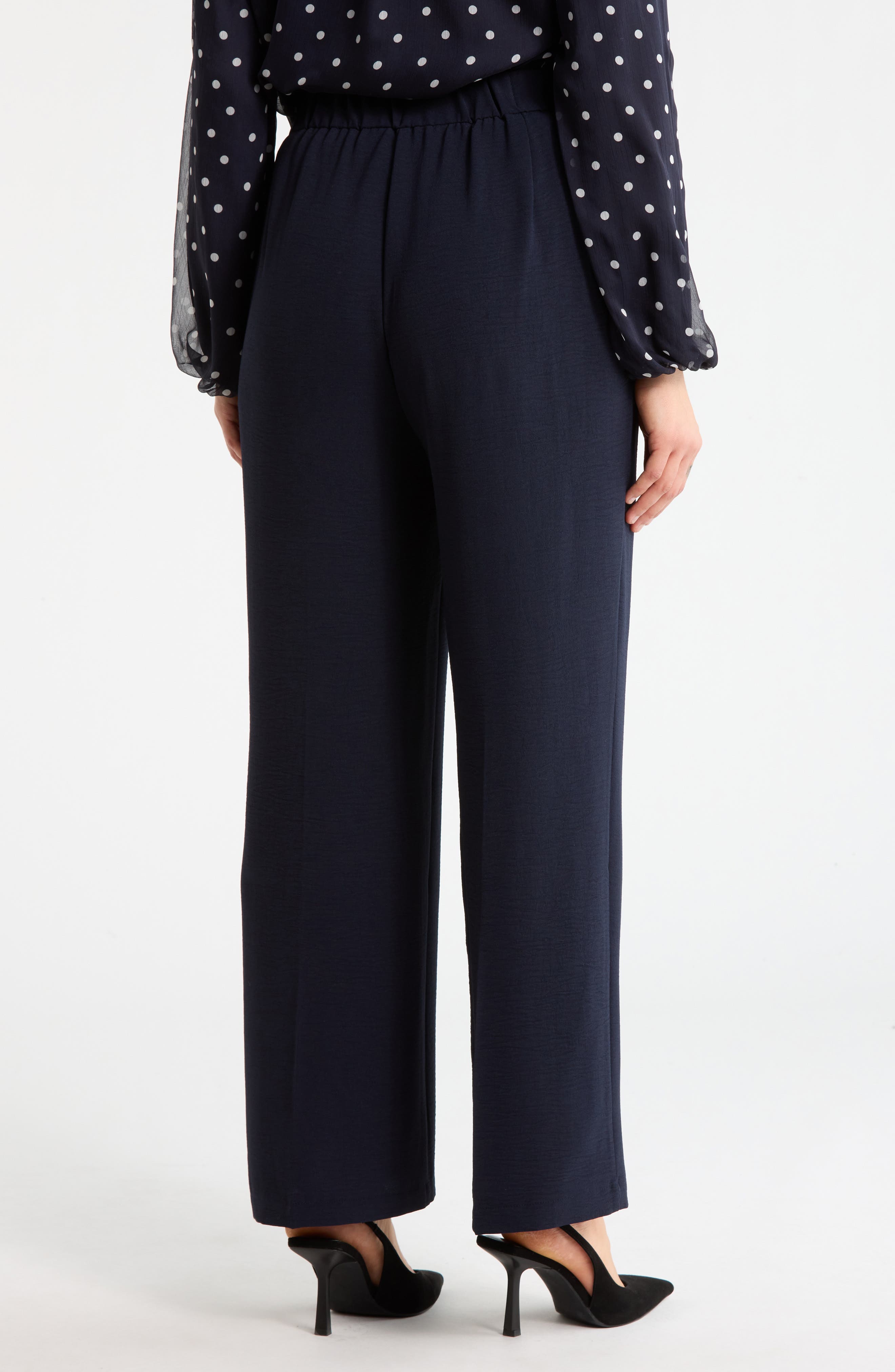 Side Belted Airflow Wide Leg Pants - image 4