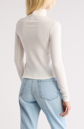 Ribbed Turtleneck Sweater
