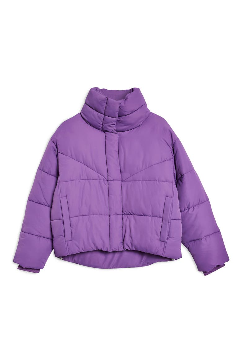Meghan Puffer Jacket, Alternate, color, PURPLE