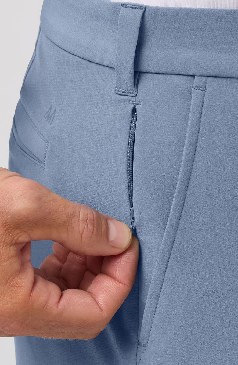 Mizzen+Main Helmsman Flat Front Performance Golf Shorts, Alternate, color, Dark Slate