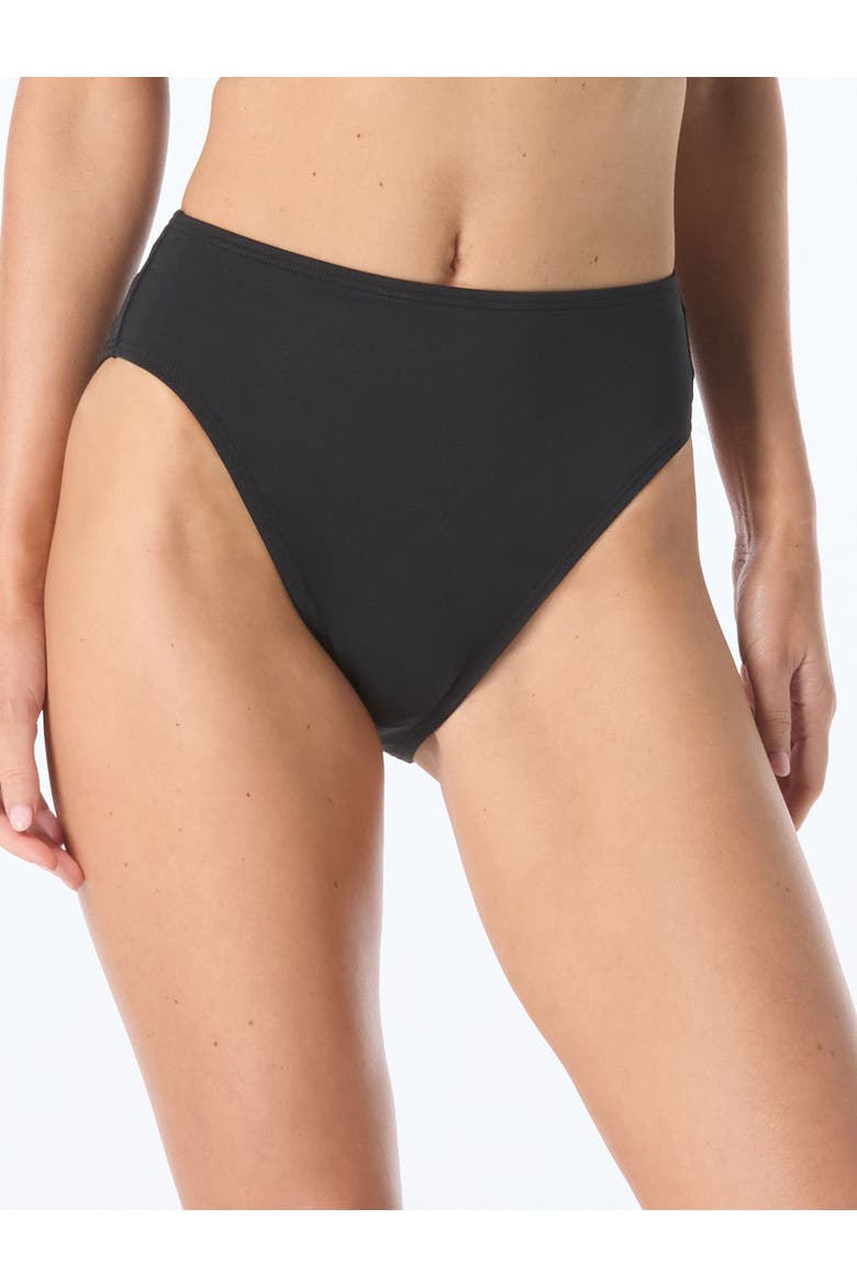 Lace Back Bikini Swim Bottom, Main, color, Black