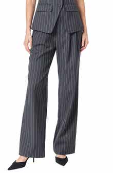 Endless Rose Pinstripe High Waist Trousers