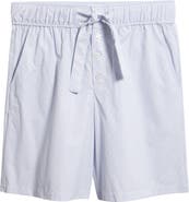 KROST Stripe Cotton Blend Drawstring Shorts
