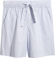 KROST Stripe Cotton Blend Drawstring Shorts