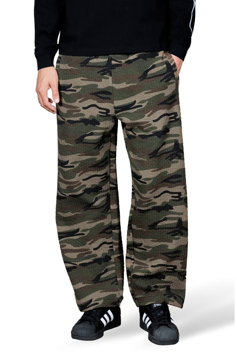Textured Camo Desire Sweatpants, Main, color, CAMO