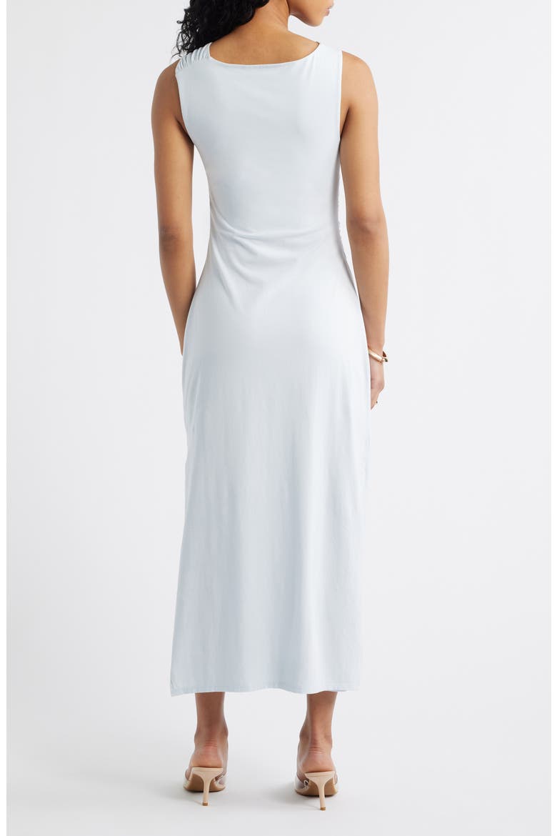 Asymmetric Neck Midi Dress, Alternate, color, BLUE BREEZE