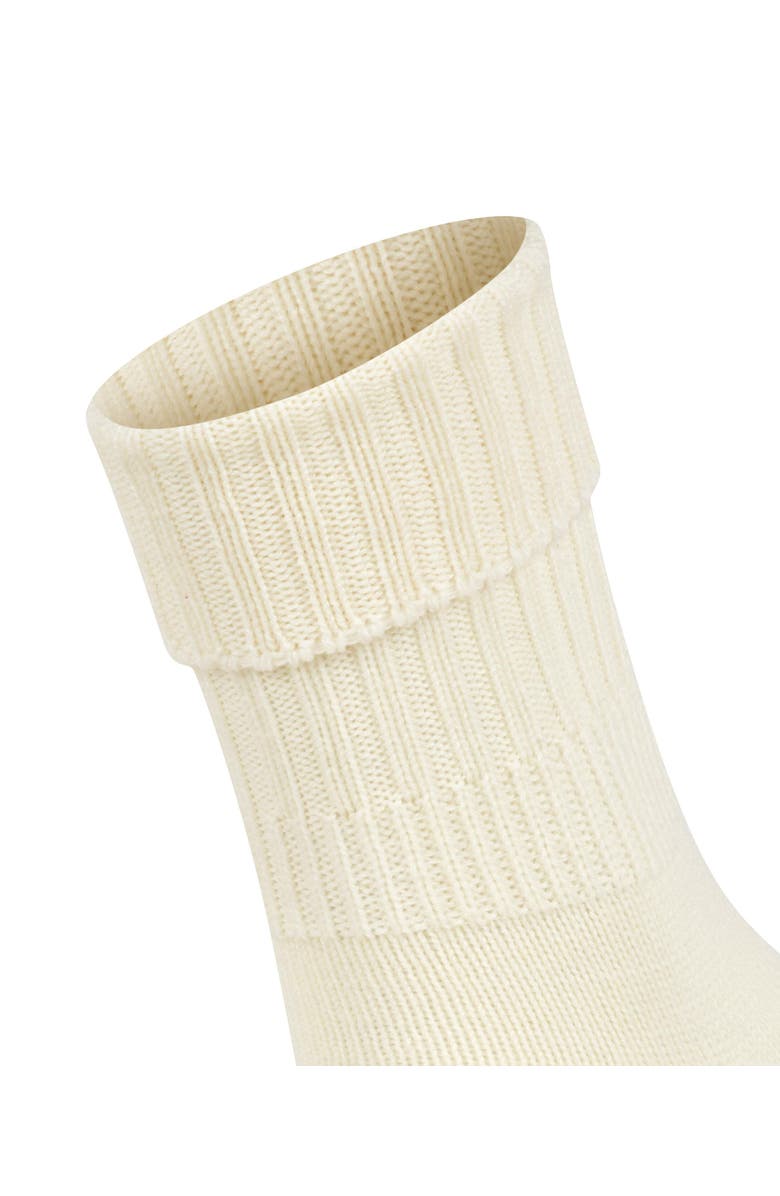 Falke Striggings Rib Wool Boot Socks, Alternate, color, Woolwhite