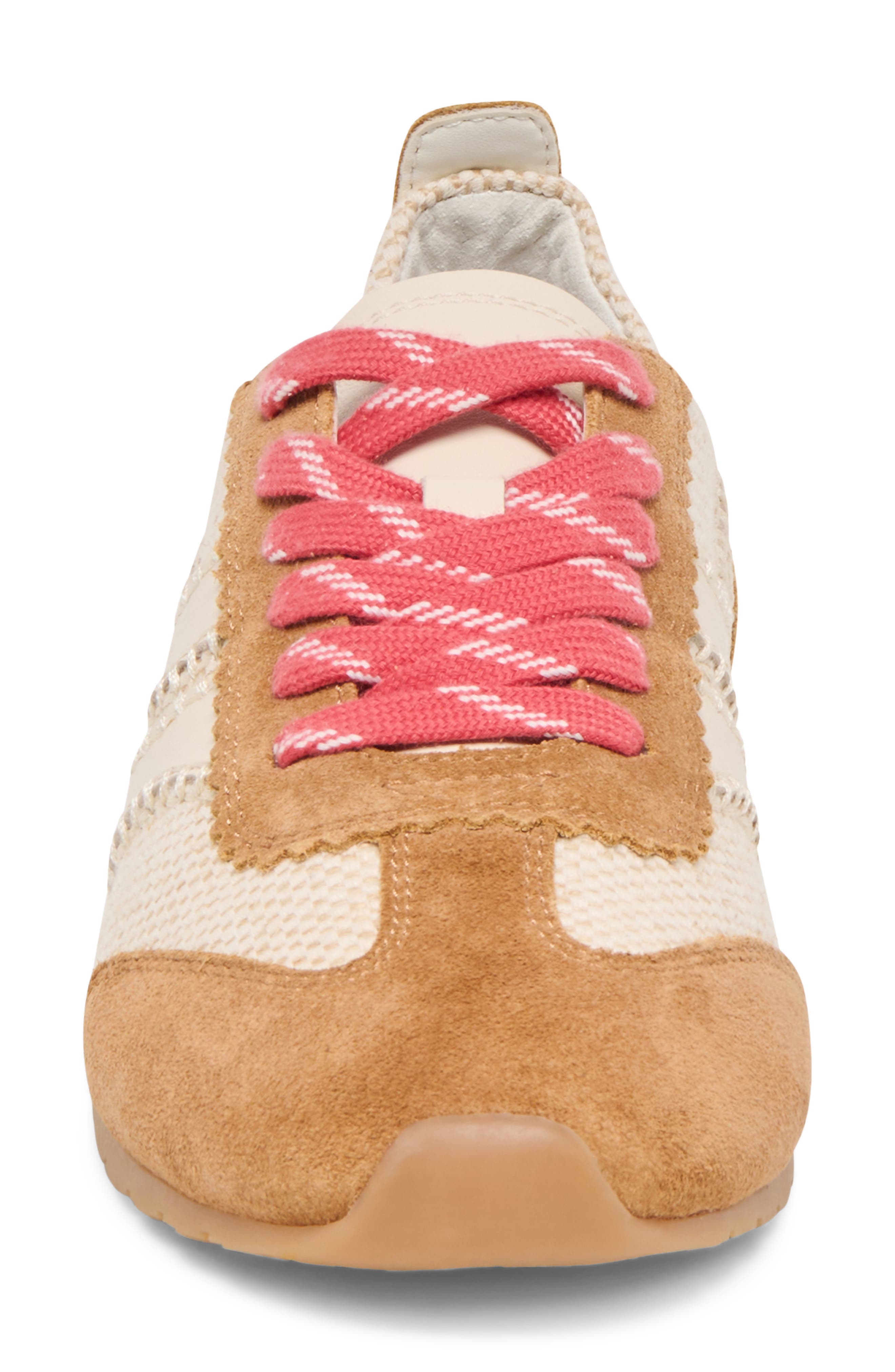 Dolce Vita Delaney Sneaker, Alternate, color, Brown Multi Raffia