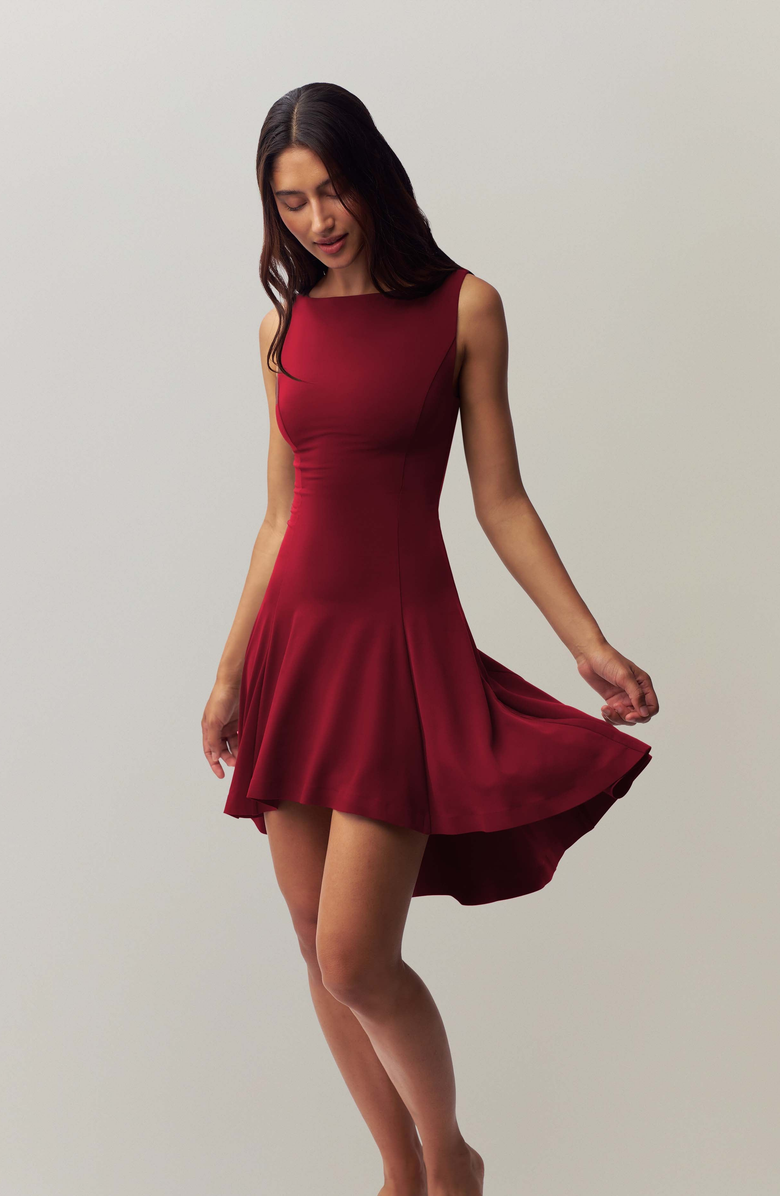 Guizio Daye Mini Dress, Alternate, color, Bordeaux