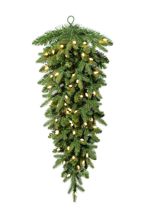 3ft Christmas Teardrop with 50 Strawberry LEDs and Timer