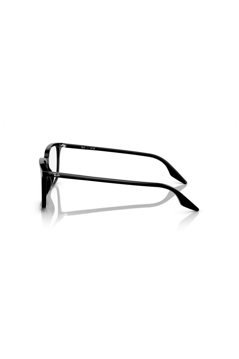 55mm Rectangle optical glasses, Alternate, color, Black