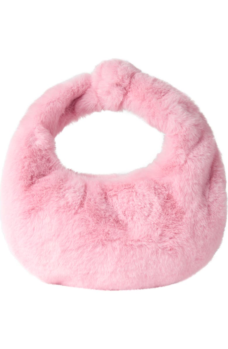 Rachel Riley Faux Fur Hand Bag, Main, color, Pink