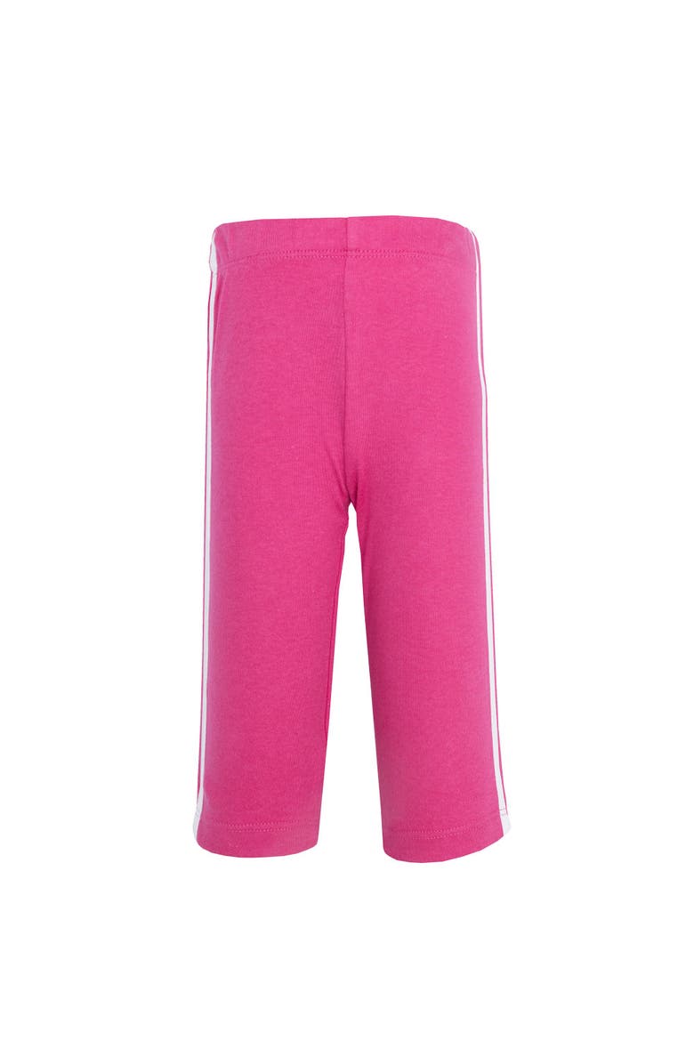 Hudson Baby Cotton Athletic Pants 4Pk, Alternate, color, Fuchsia Black