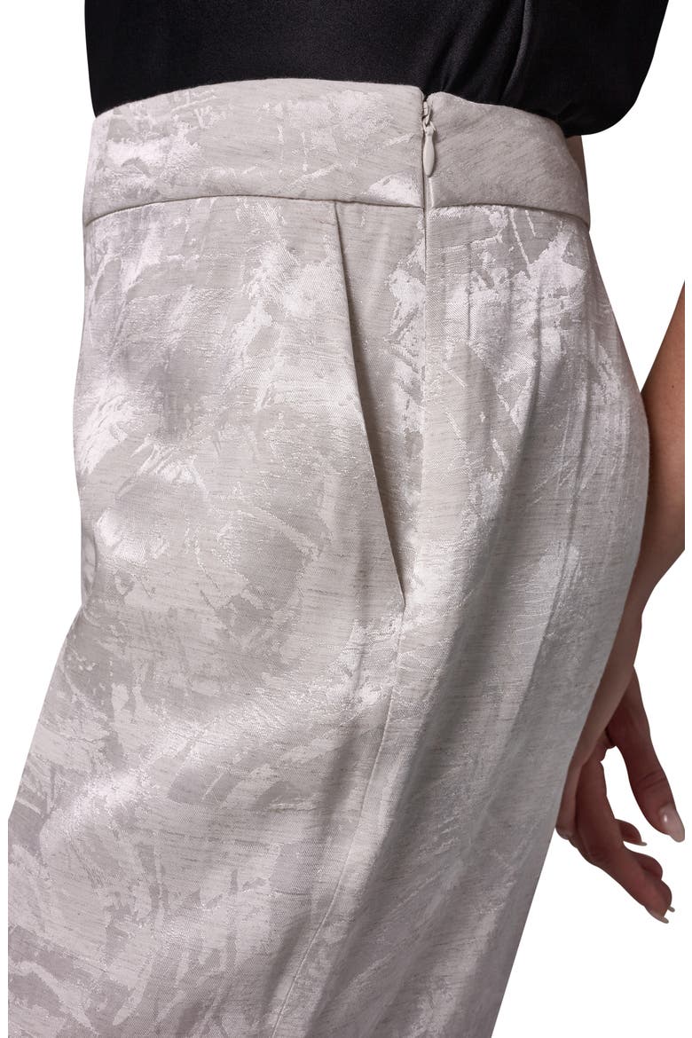 Metallic Jacquard Pants, Alternate, color, LIGHT FLAX