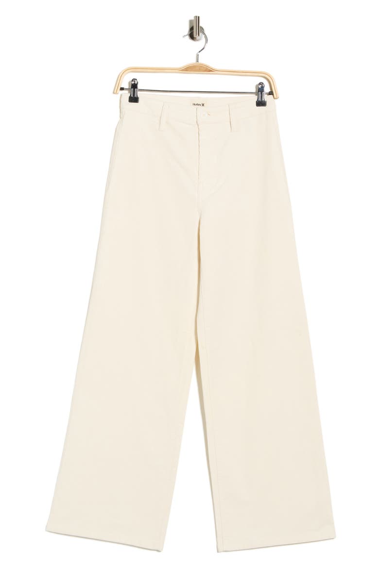 Wide Leg Corduroy Pants, Alternate, color, OFF WHITE