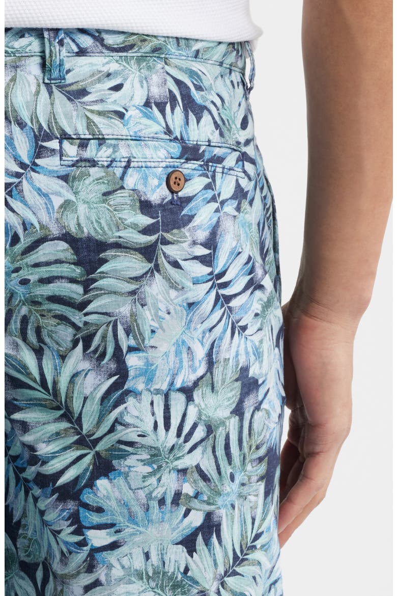 Boracay Fiesta Fronds Shorts, Alternate, color, MARITIME