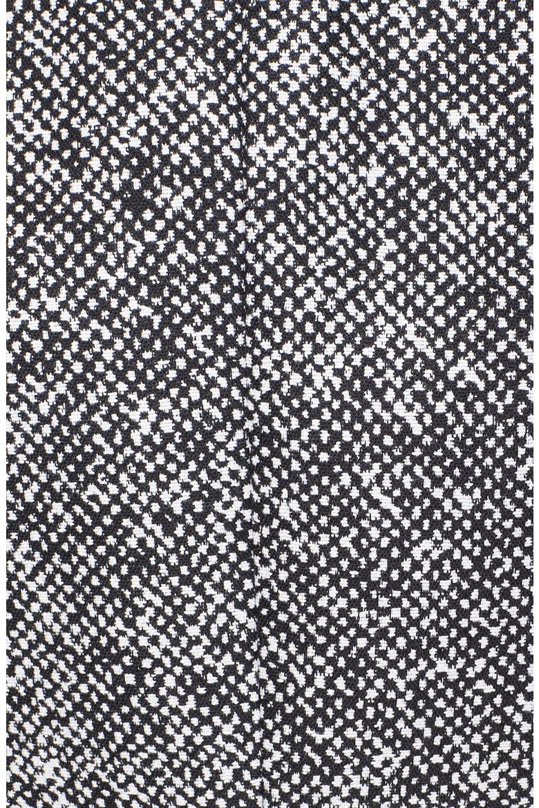 Double Breasted Tweed Jacquard Jacket, Alternate, color, BLACK/ WHITE