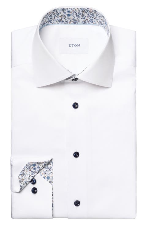 Contemporary Fit Twill Dress Shirt