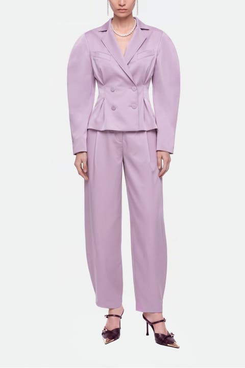 High Waist Balloon Leg Trousers