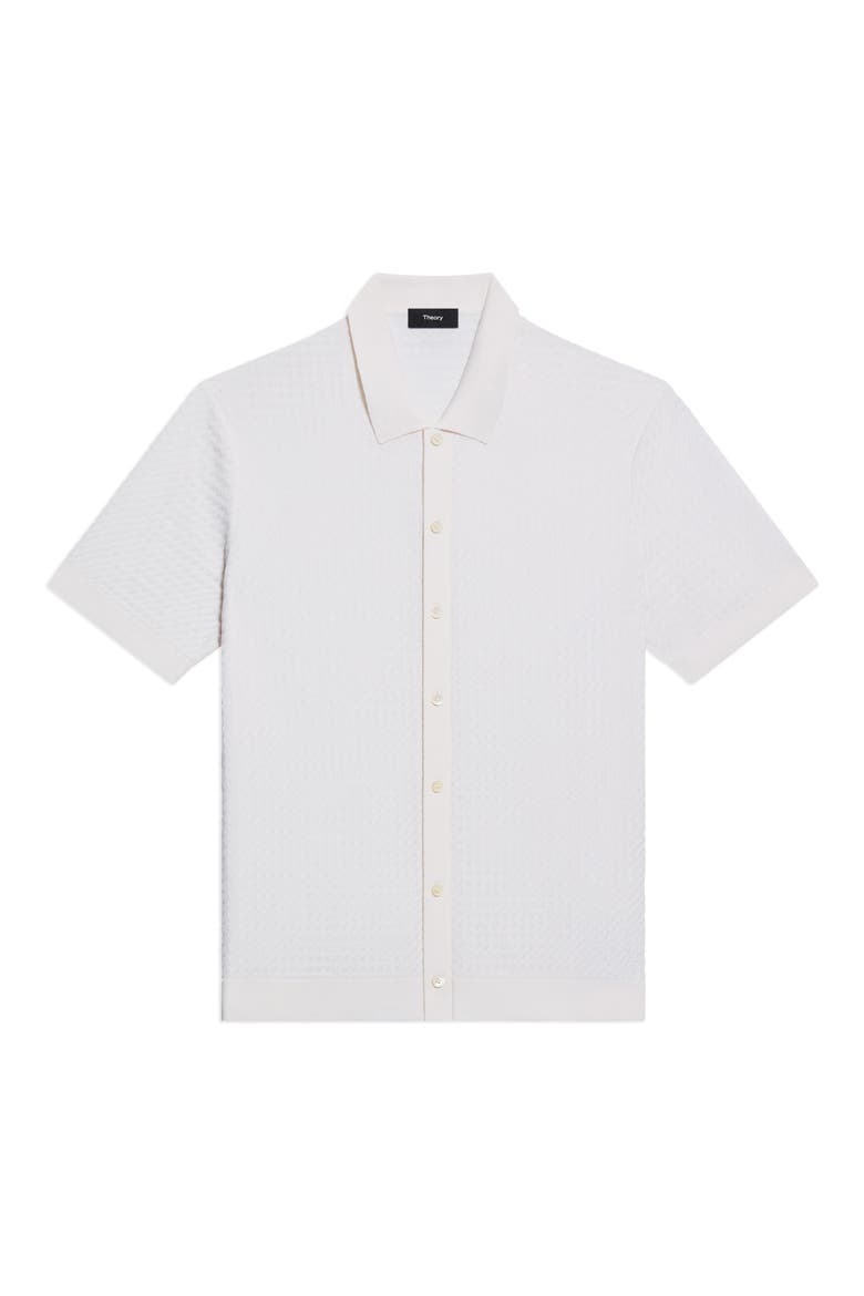 Cairn in Cotton Short Sleeve Shirt, Alternate, color, IVORY