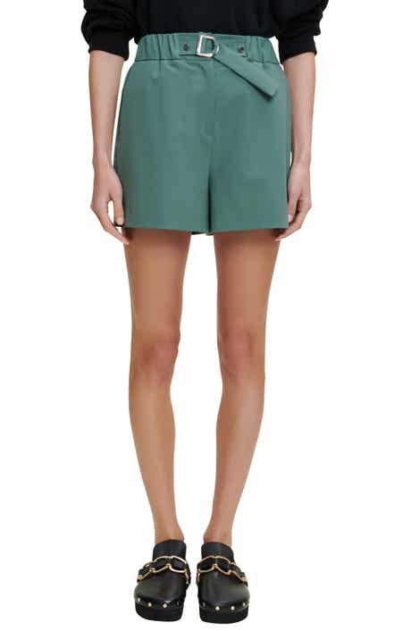 maje Ivillette Belted Shorts