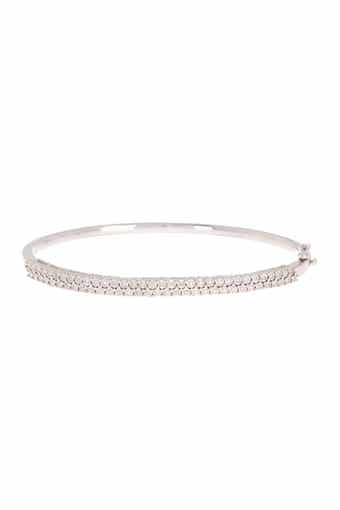 EFFY Sterling Silver Diamond Bangle Bracelet - 0.32 ctw