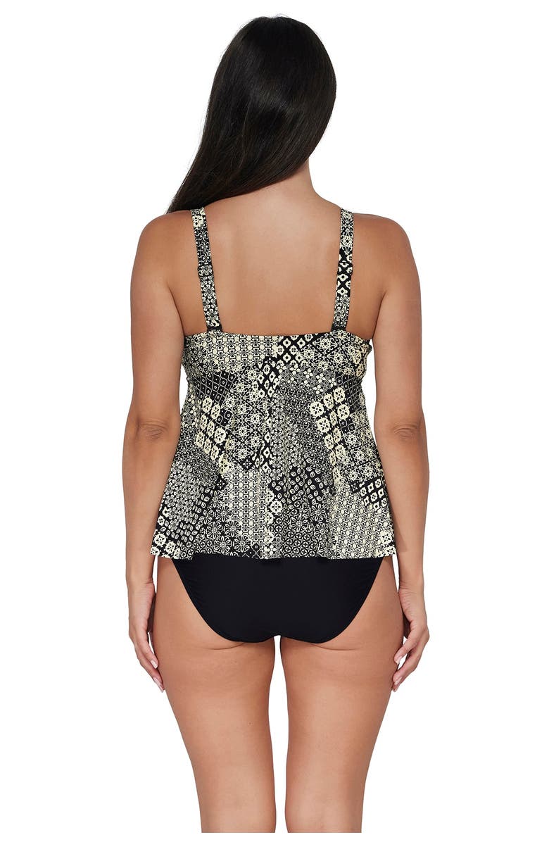 Sunsets Escape Marin Tankini Swimsuit Top, Alternate, color, Venice Seagrass Texture