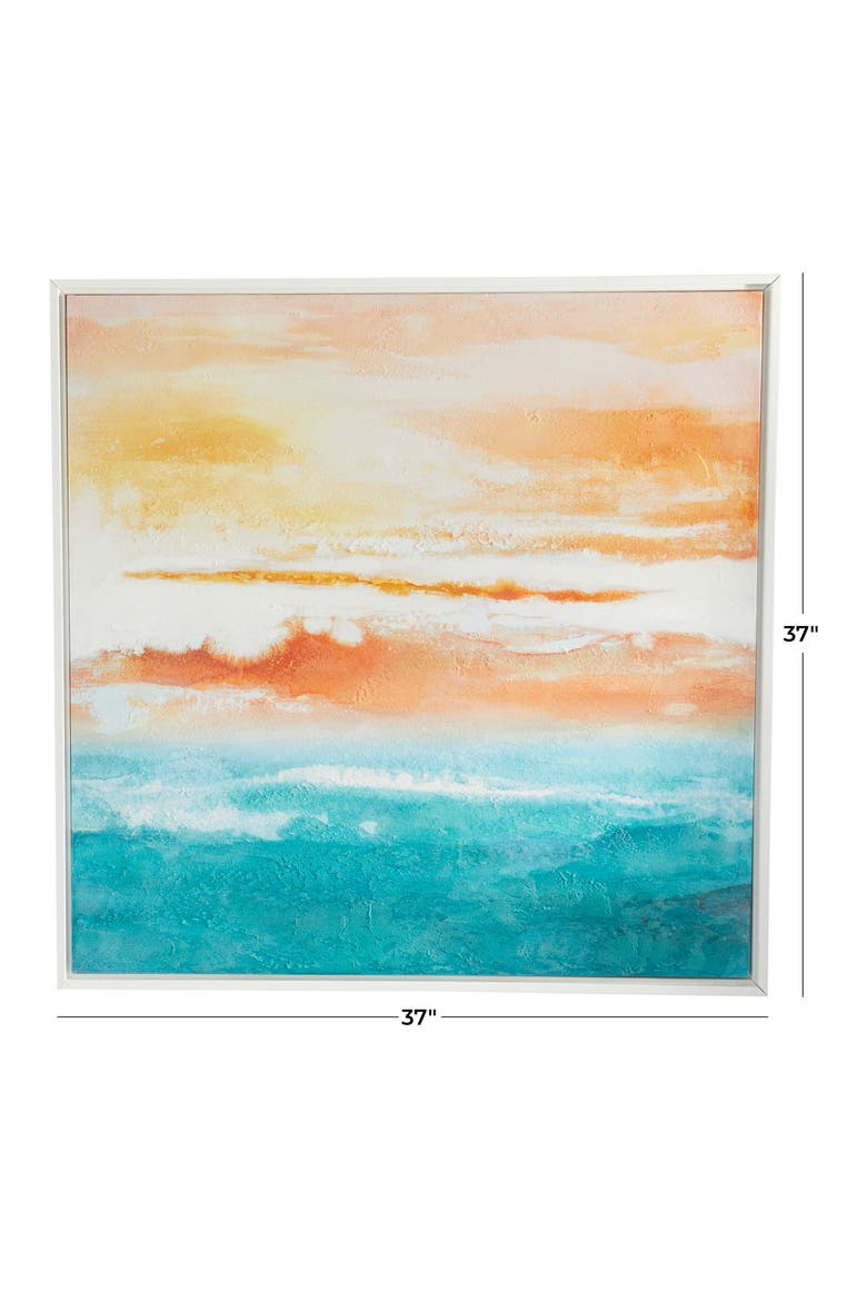 Canvas Framed Wall Art, Alternate, color, WHITE