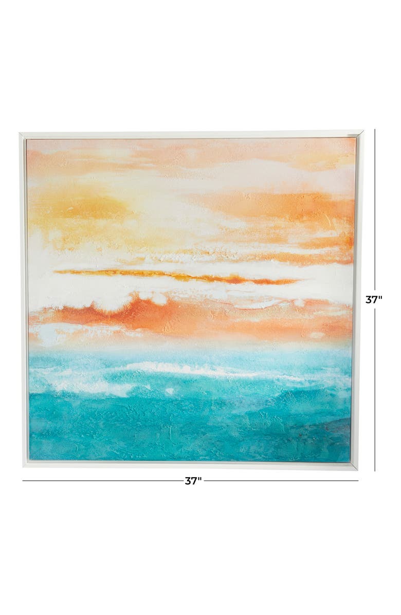 WILLOW ROW Canvas Framed Wall Art, Alternate, color, White