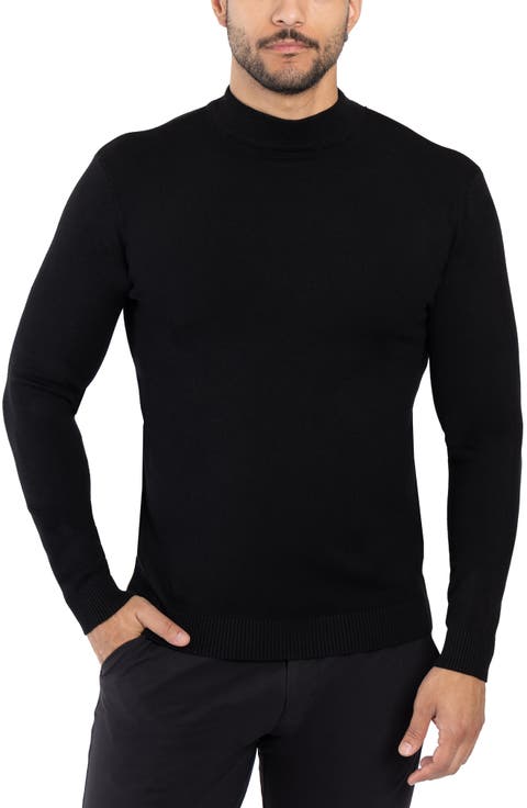 Core Mock Neck Knit Sweater
