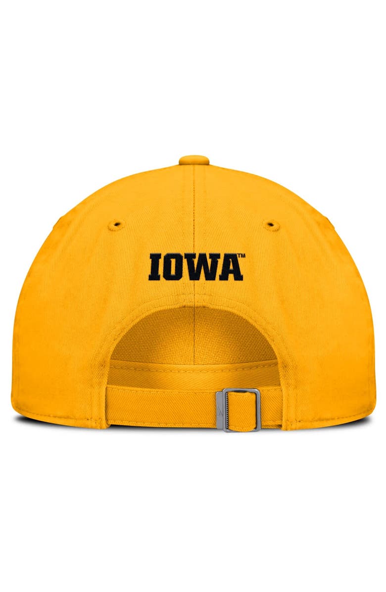 Nike Men's Nike Gold Iowa Hawkeyes Primetime Club Adjustable Hat, Alternate, color, Gold