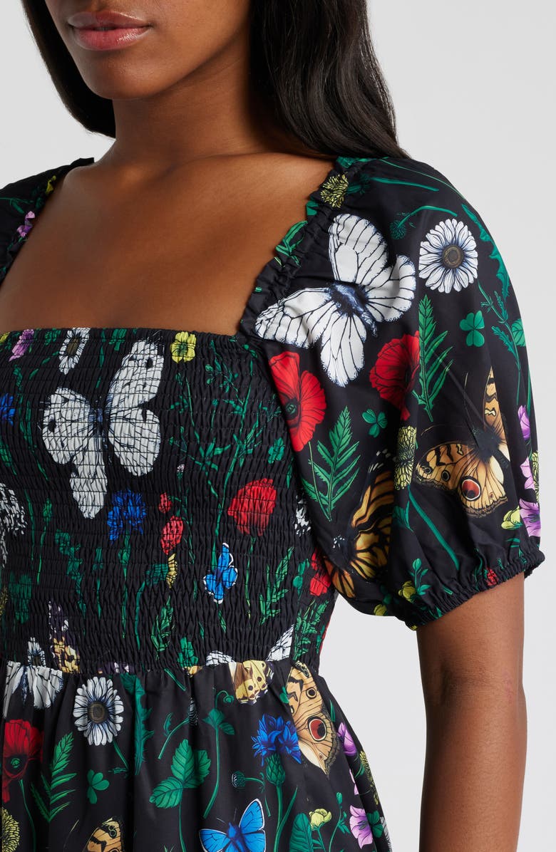 Dressed in Lala Fairy Folklore Smocked Maxi Dress, Alternate, color, 